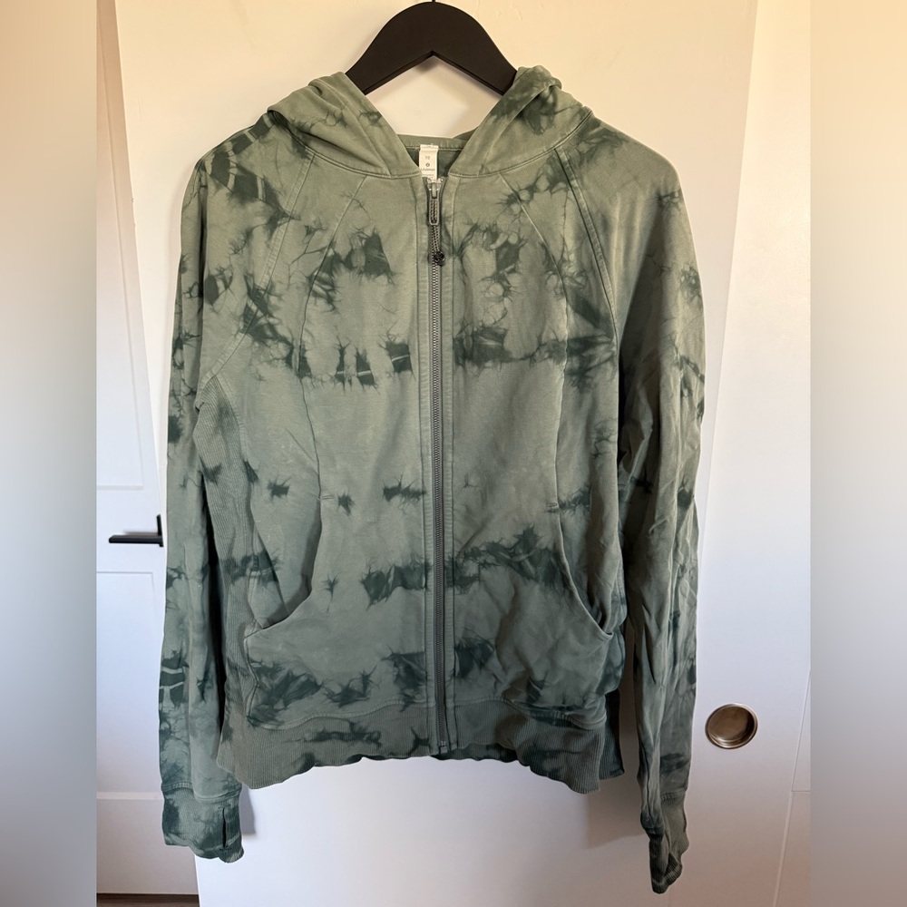 Lululemon Scuba Hoodie *Light Cotton Fleece Shibori Size 10